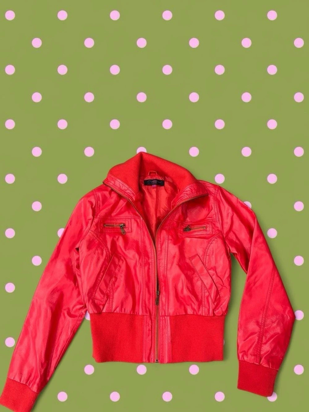 Look Women's Pink Bomber Jacket Size XL Like New